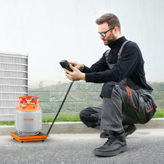 VEVOR Refrigerant Scale 110 LBS HAVC Charging Recovery Freon Scale, with Wired Remote Control, 2g High Precision