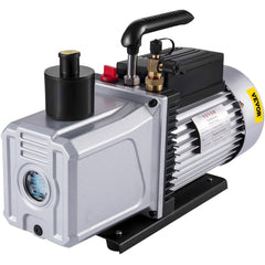 VEVOR Vacuum Pump 12CFM 1 HP Single Stage Air Conditioning Vacuum Pump 110V 5PA Ultimate Vacuum Refrigerant HVAC Air
