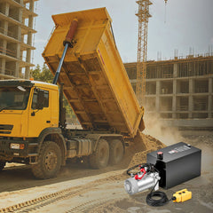 VEVOR 15 Quart Hydraulic Pump, Single Acting Dump Trailer Pump, 3200PSI Max Relief Pressure, 0.91 GPM Flow Rate, DC12V