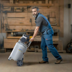 VEVOR 13 Gallon Air Compressor, 2HP 4.6 SCFM@90PSI Oil Free Air Compressor Tank, 66dB Ultra-Quiet Compressor for Tire