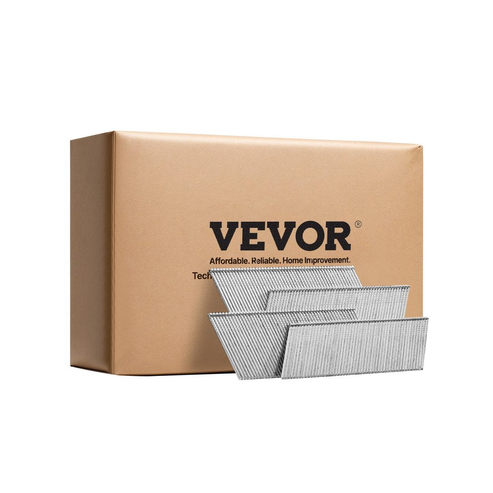 VEVOR 16 Gauge Finish Nails, 20-Degree Angled Finishing Nails, 2000-Count (2-1/2 in, 2 in, 1-1/2 in, 1-1/4 in, 500 Per