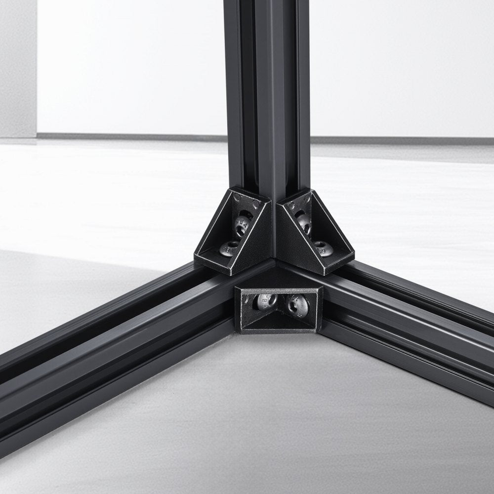 VEVOR 10PCS 39.4in (1000mm) T Slot 2020 Aluminum Extrusion Profile, European Standard Anodized Linear Rail