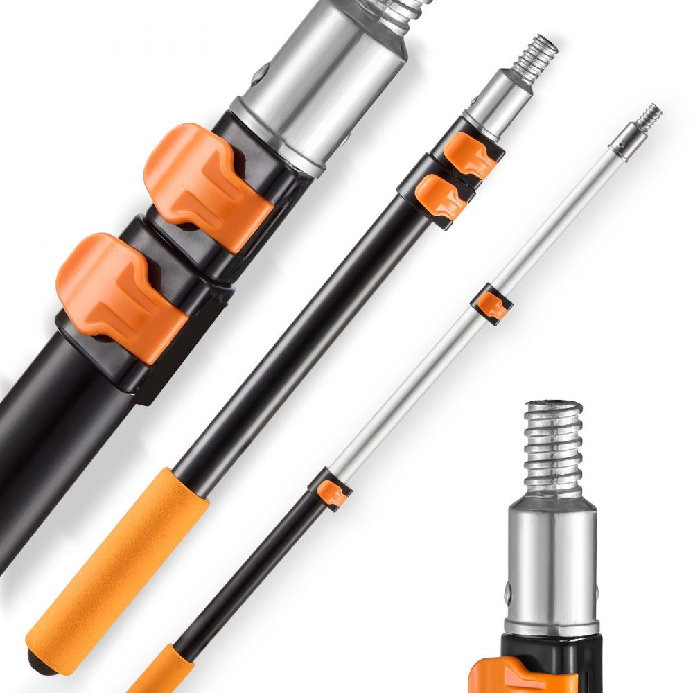 VEVOR Telescopic Extension Pole, 1.76-4 FT Multi-Purpose Extendable Pole, Sturdy Aluminum Alloy Paint Pole Extension