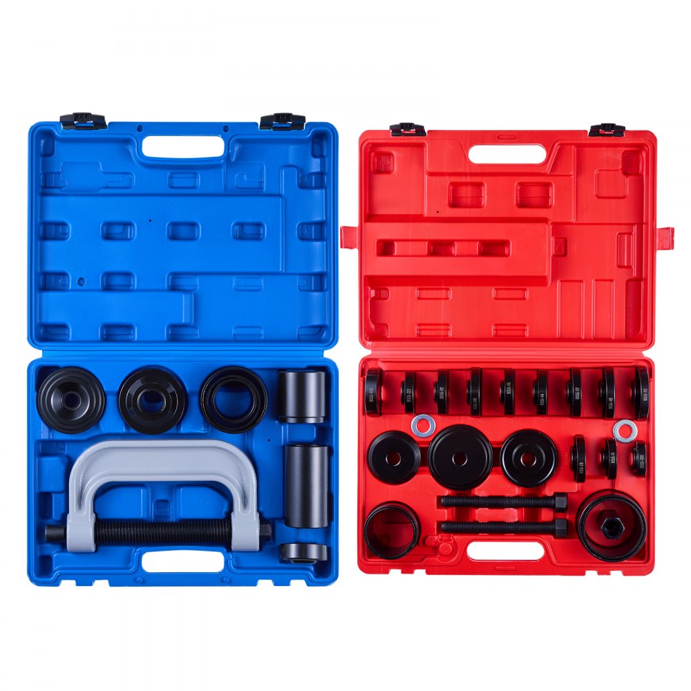 VEVOR Bearing Press Kit, 10+24 Pcs, 2 in 1 Ball Joint Press & Wheel Bearing Puller Kit, Race and Seal Driver Set with
