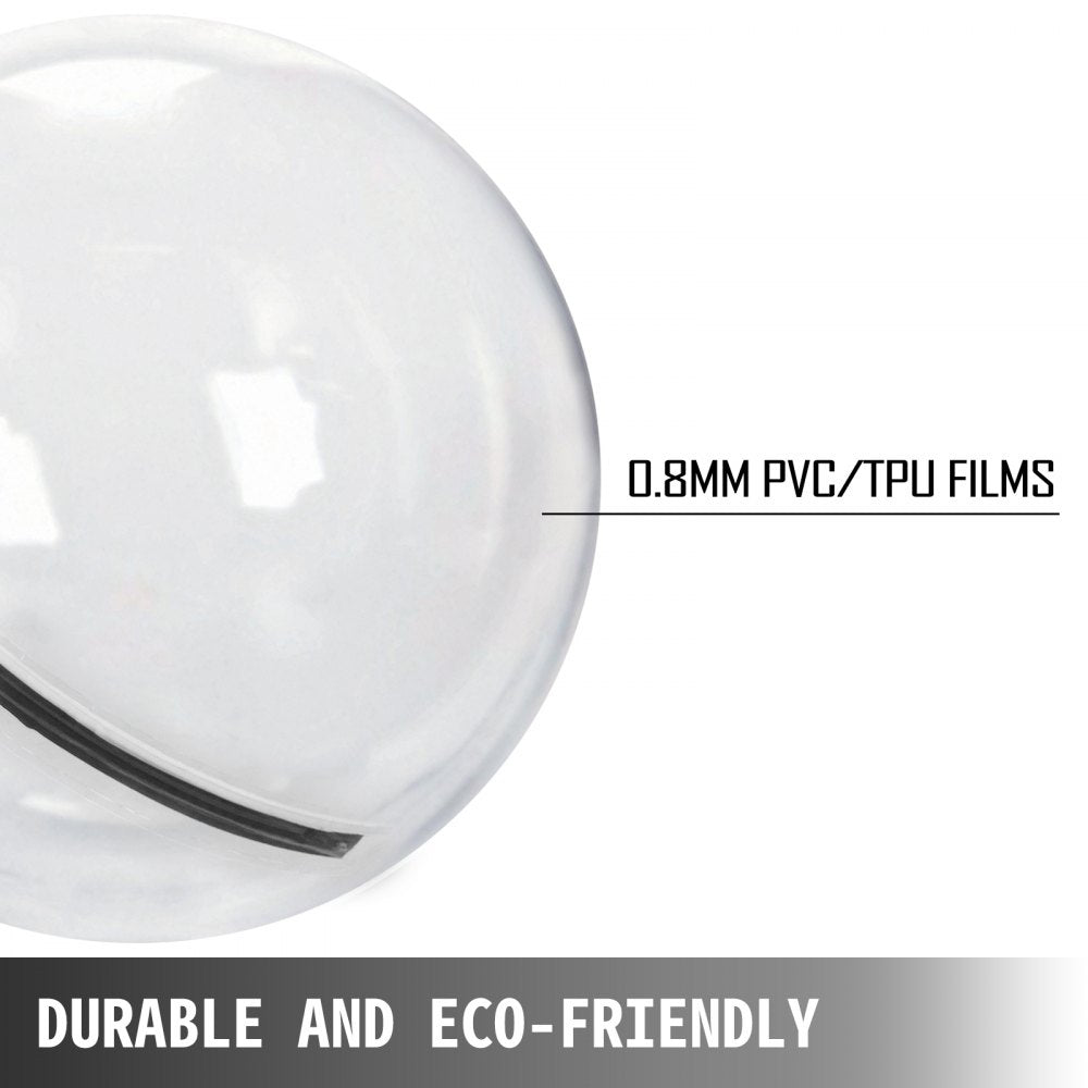 2M Walk on Water Walking Ball Roll Inflatable Zorb Ball w/ German Zipper PVC - 2 m/78.7"