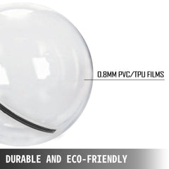 2M Walk on Water Walking Ball Roll Inflatable Zorb Ball w/ German Zipper PVC - 2 m/78.7"