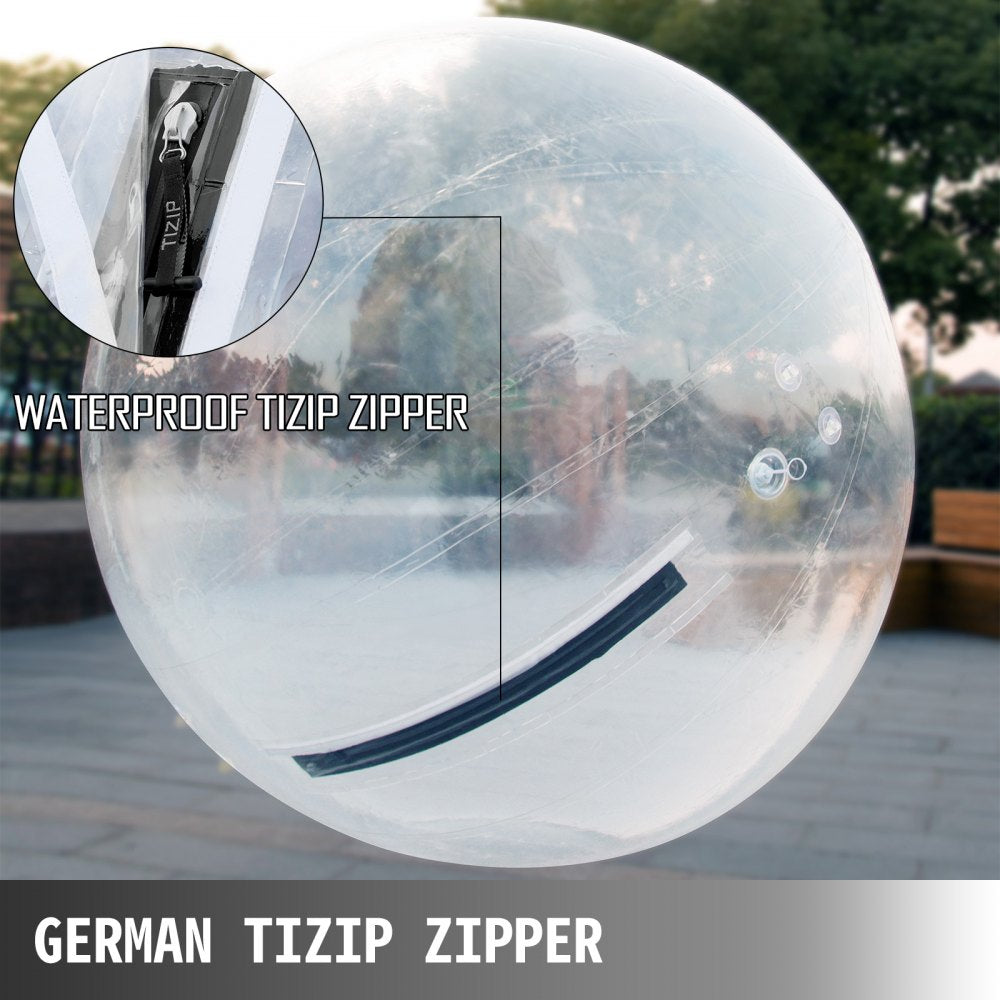 2M Walk on Water Walking Ball Roll Inflatable Zorb Ball w/ German Zipper PVC - 2 m/78.7"