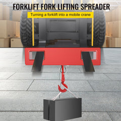 Titan Forklift Lifting Hoist Swivel Hook Mobile Crane 4400 lb. capacity lift - 4400LBS