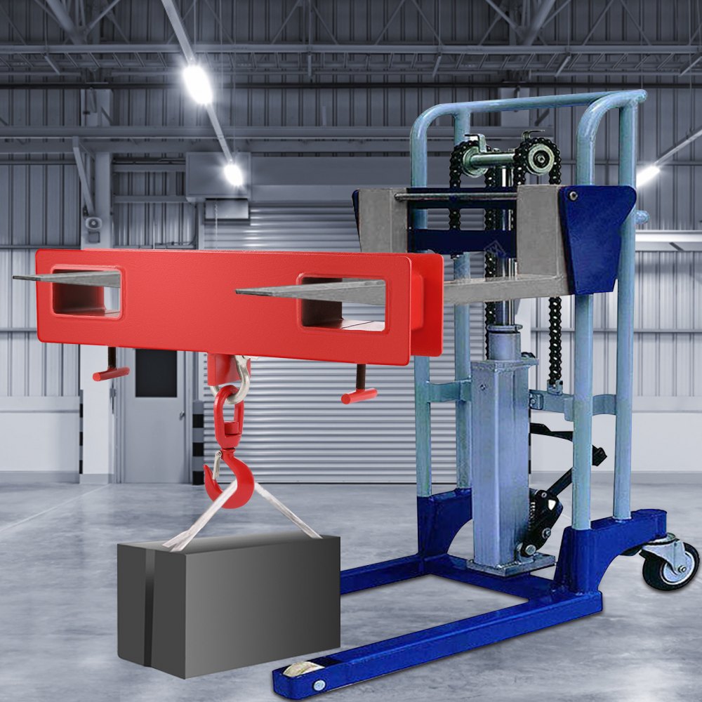 Titan Forklift Lifting Hoist Swivel Hook Mobile Crane 4400 lb. capacity lift - 4400LBS
