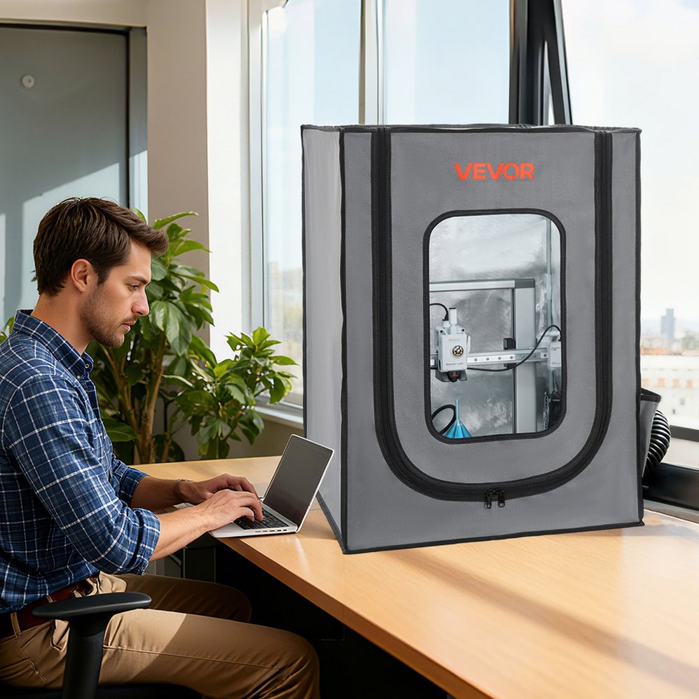 VEVOR 3D Printer Enclosure with Ventilation, Dustproof Waterproof Oxford Cloth Resin 3D Printer Tent, Constant
