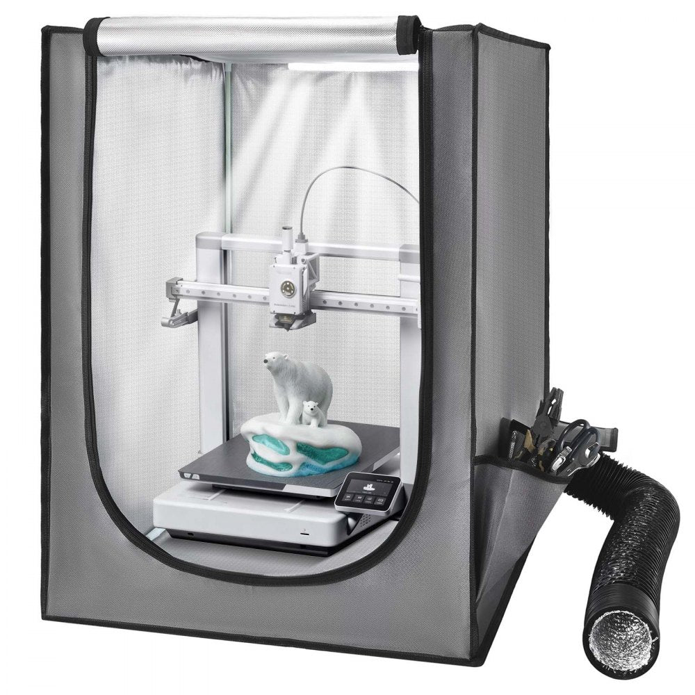 VEVOR 3D Printer Enclosure with Ventilation, Dustproof Waterproof Oxford Cloth Resin 3D Printer Tent, Constant