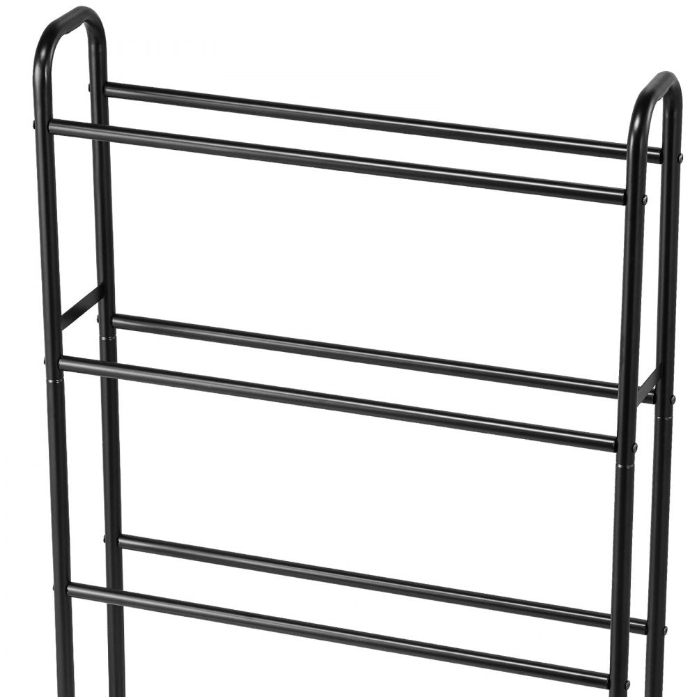 VEVOR 3D Printer Filament Storage Rack, 4 Tier Heavy Duty Storage Shelf, Rolling Filament Spool Holders Racks with