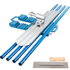 VEVOR Bull Float Magnesium Concrete Float 48 x 8" Round End Concrete Float Tool Cement Tool Bull Concrete Kit Bull
