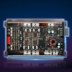VEVOR 4 Channel Car Audio Amplifier 2 Ohm Stable Bridgeable Class A/B Full Range Amp Max Power 4 x 200W @ 4 Ohm / 4 x
