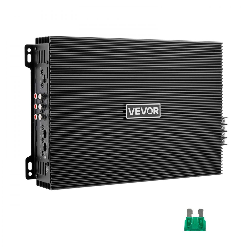 VEVOR 4 Channel Car Audio Amplifier 2 Ohm Stable Bridgeable Class A/B Full Range Amp Max Power 4 x 200W @ 4 Ohm / 4 x