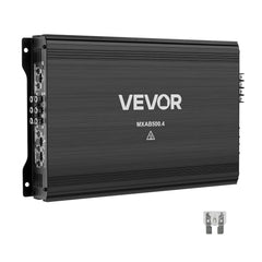 VEVOR 4 Channel Car Audio Amplifier 2 Ohm Stable Bridgeable Class A/B Full Range Amp Max Power 4 x 250W @ 4 Ohm / 4 x