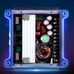 VEVOR 4 Channel Car Audio Amplifier 2 Ohm Stable Bridgeable Class D Full Range Amp Max Power 4 x 110W @ 4 Ohm / 4 x