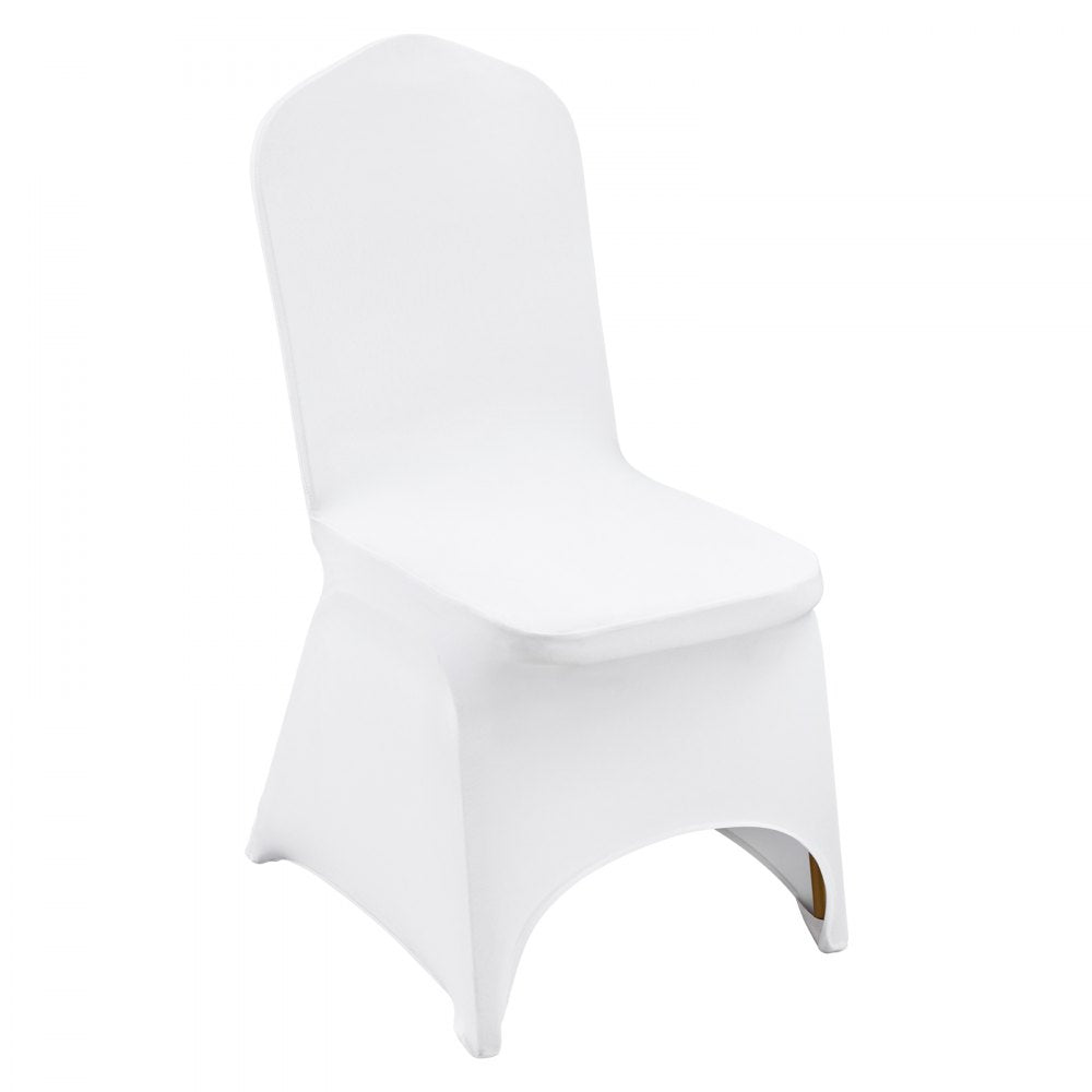 VEVOR Stretch Spandex Folding Chair Covers, Universal Fitted Arched Front Cover, Removable Washable Protective