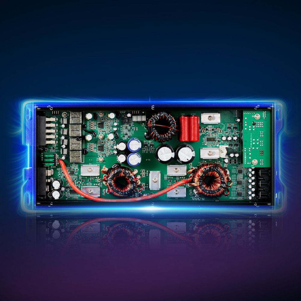 VEVOR Car Audio Amplifier, 5-Channel Bridgeable Car Amplifier, Multichannel Class D Stereo Amp, Max. 4 x 100W at 4 Ohms