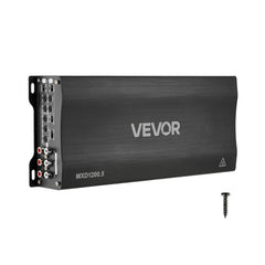VEVOR Car Audio Amplifier, 5-Channel Bridgeable Car Amplifier, Multichannel Class D Stereo Amp, Max. 4 x 100W at 4 Ohms
