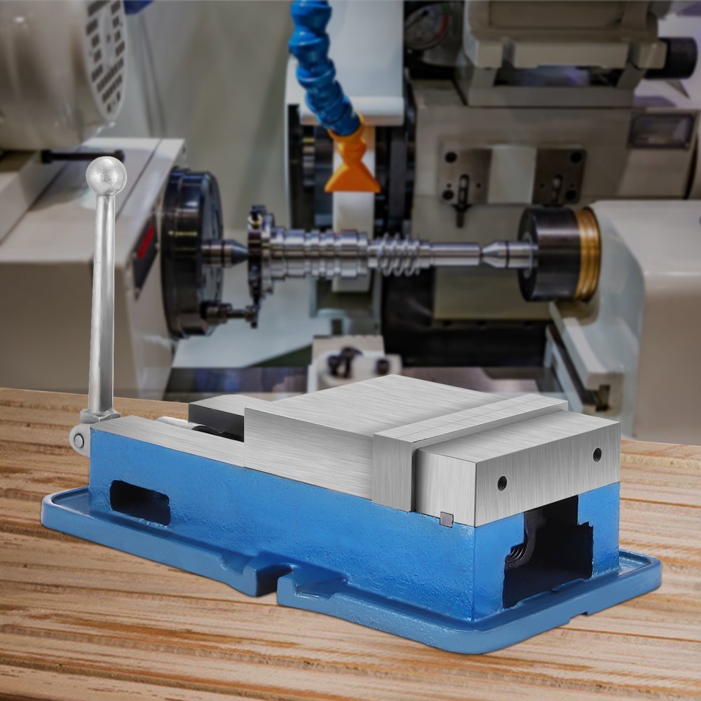 VEVOR 6'' ACCU Lock Vise for Precision, Milling Vice with 6 Inch Jaw for Drill Press, Milling & Drilling Bench Clamp
