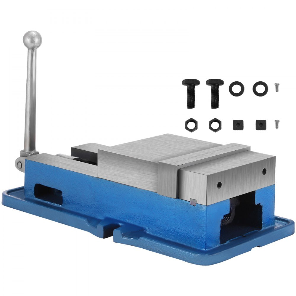 VEVOR 6'' ACCU Lock Vise for Precision, Milling Vice with 6 Inch Jaw for Drill Press, Milling & Drilling Bench Clamp