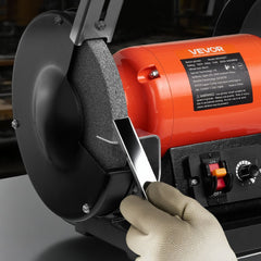 VEVOR Bench Grinder, 8-inch Variable Speed Bench Grinder, 2000-3450RPM Table Grinders with 550W 5.0A Induction Motor