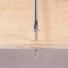VEVOR #8 Self Drilling Wood Screws, 3/4 Inch Long 350 PCS Truss Head Wood Screws, Phillips Drive Quick Metal Self
