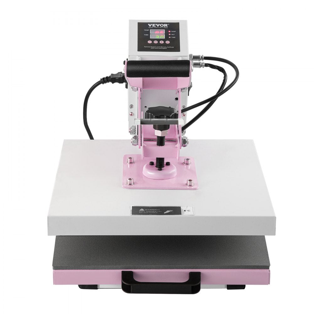 VEVOR Heat Press, 15 x 15 inch Digital Heat Press Machine, Slide Out Heat Transfer Machine, Fast and Even Heating