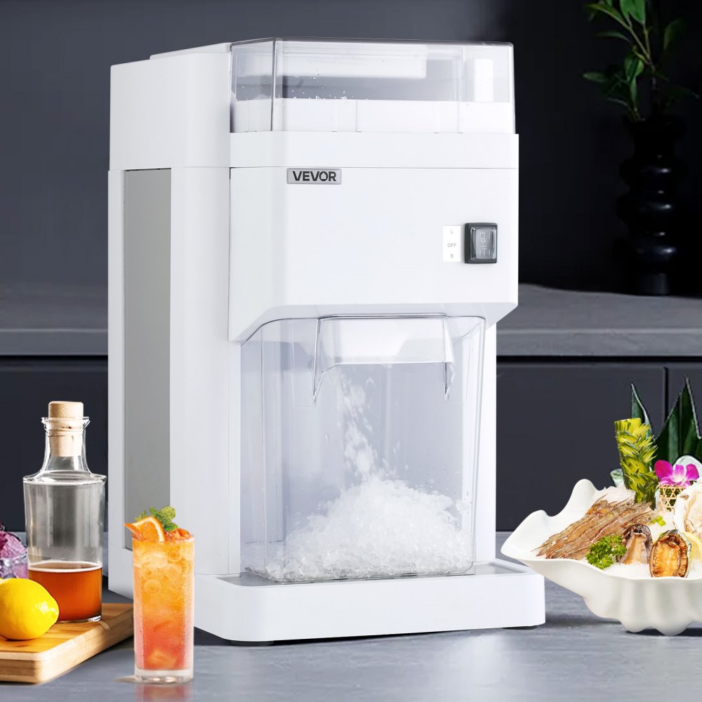 VEVOR Commercial Ice Shaver Machine, 1.91QT /1.8L Large Electric Ice Cube Crusher Shaved Maker with 300W Premium Motor