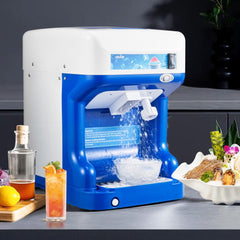 VEVOR Commercial Ice Shaver Crusher, 286lbs Per Hour Electric Snow Cone Maker with 2L Ice Cube Box, 250W 1500RPM