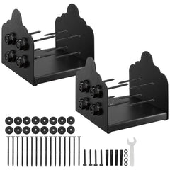 VEVOR 8x8 Post Base 2 Pcs, Inner Size 7.9x7.5 inch / 200x190 mm Post Brackets, Heavy Duty Carbon Steel Decking Posts