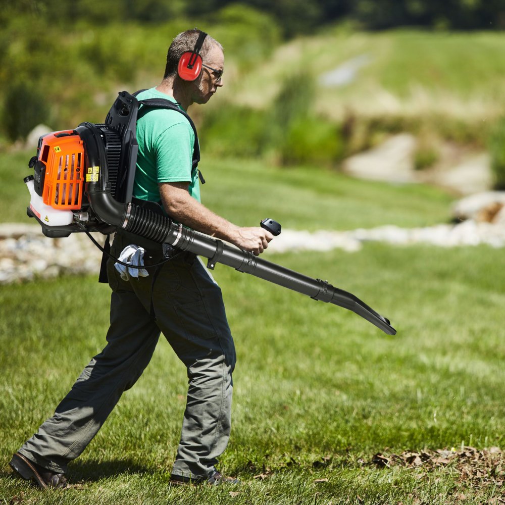 VEVOR Backpack Leaf Blower, 52CC 2-Cycle Leaf Blower with 1.37L Fuel Tank, 480CFM Air Volume 175MPH Speed, Ideal for