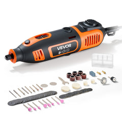 VEVOR 84-Piece Rotary Tool Kit, 200W Mini Power Rotary Tool Corded , 6-Level Speed 8000-40000 RPM Multi-Purpose DIY