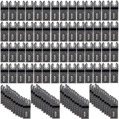 VEVOR 100PCS Oscillating Saw Blades, Quick Release Multitool Blades Kit, HCS Tool Blades for Wood Plastic, Compatible