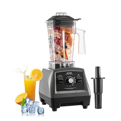 VEVOR Blender for Smoothies, 61 oz 1400W, Professional Blender with Powerful Motor, Multi-Functional Food Processing