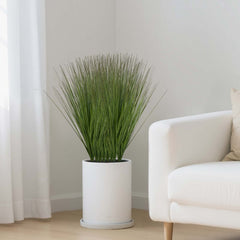 VEVOR Artificial Grass Plant, 27 inch Faux Onion Grass Fake Greenery Shrubs Plant, Premium PVC for Indoor Outdoor House
