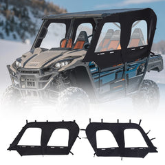 VEVOR Cab Enclosure Upper Doors, Compatible with Kawasaki Teryx4 2012-2022, Soft Upper Doors, Windproof & Waterproof