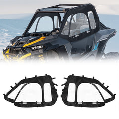 VEVOR Cab Enclosure Upper Doors, Compatible with Polaris RZR XP 1000/XP Turbo 2014-2023, Soft Upper Doors, Windproof