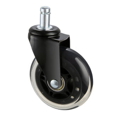 VEVOR Office Chair Wheels, Set of 5, 3 inch Caster Wheels Replacement for Hardwood Floors and Carpet, Heavy Duty