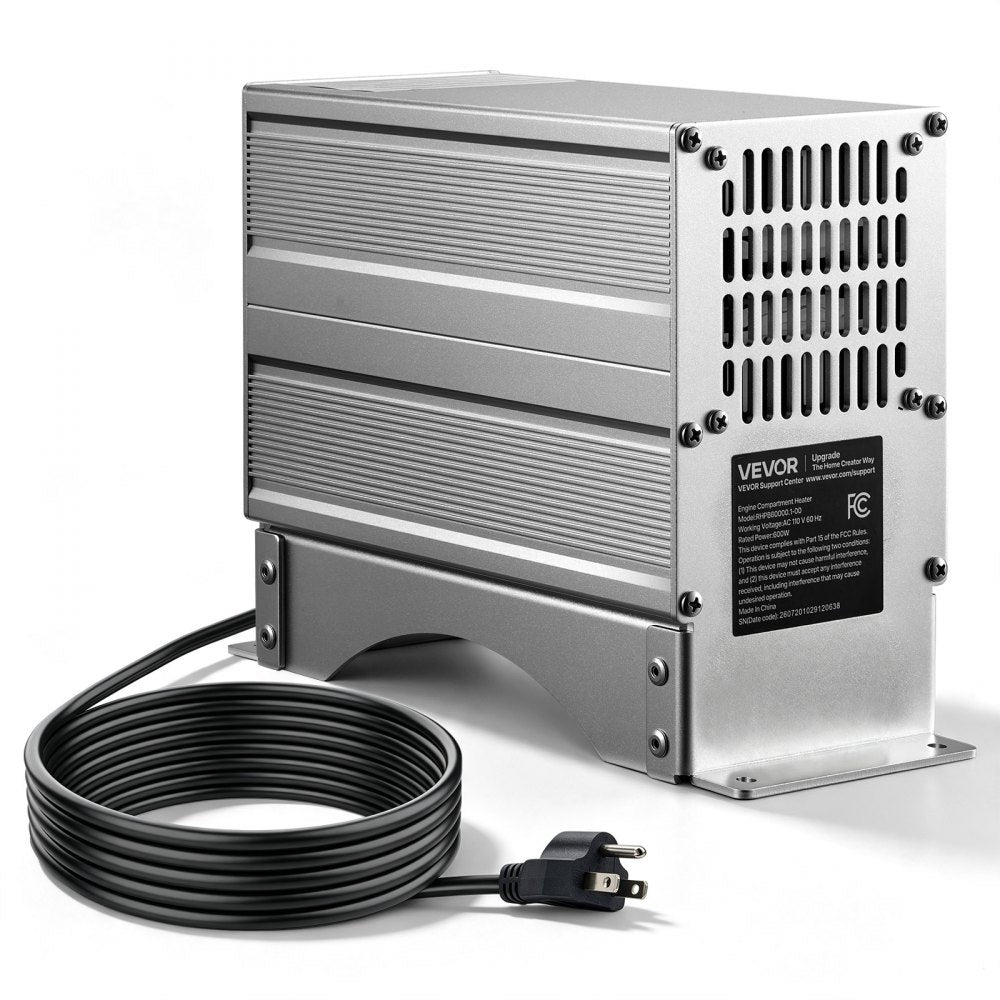 VEVOR Boat Engine Compartment Heater, 600W Bilge Heater Fit Boats Up to 28FT, with Self-Regulating PTC Element &
