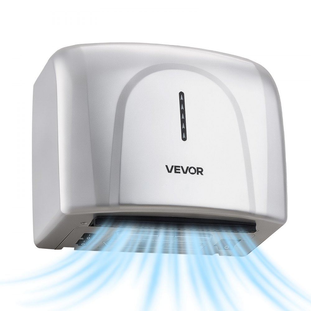 VEVOR Hand Dryer, 1300W Bathroom Air Hand Dryer, Automatic High Speed with HEPA Filter, Fast Drying, Premium ABS