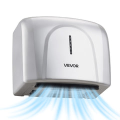VEVOR Hand Dryer, 1300W Bathroom Air Hand Dryer, Automatic High Speed with HEPA Filter, Fast Drying, Premium ABS