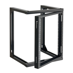 VEVOR 12U Wall Mount Server Rack, 150 lbs Max Load Capacity, Open Frame Network Rack with 180 Degrees Gate Swing