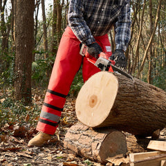 VEVOR Chainsaw Chaps Wrap, Class D, 8 Layers Wrap Style Chainsaw Pants with Adjustable Belt & Gear Pocket, Chain Saw