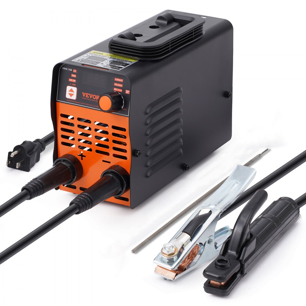 VEVOR Stick Welder, 140A ARC/Lift TIG 2-IN-1 Welding Machine with IGBT Inverter 110V Portable MMA Welder Machine with