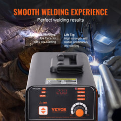 VEVOR Stick Welder, 200A ARC/Lift TIG 2-IN-1 Welding Machine with IGBT Inverter 110V/220V Portable MMA Welder Machine