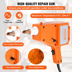VEVOR Stud Welder Kit, 5500 Stud Welder Dent Repair Kit, 800VA Spot Welder Stud, 110V Welder Stud Kit, Stud Gun Dent