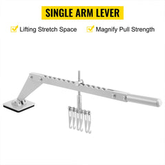 VEVOR Dent Pull Lever Bar 6 Claw Hook Dent Puller Single Leg Lifter Portable Dent Pull Bar Aluminum Alloy for Car Dent
