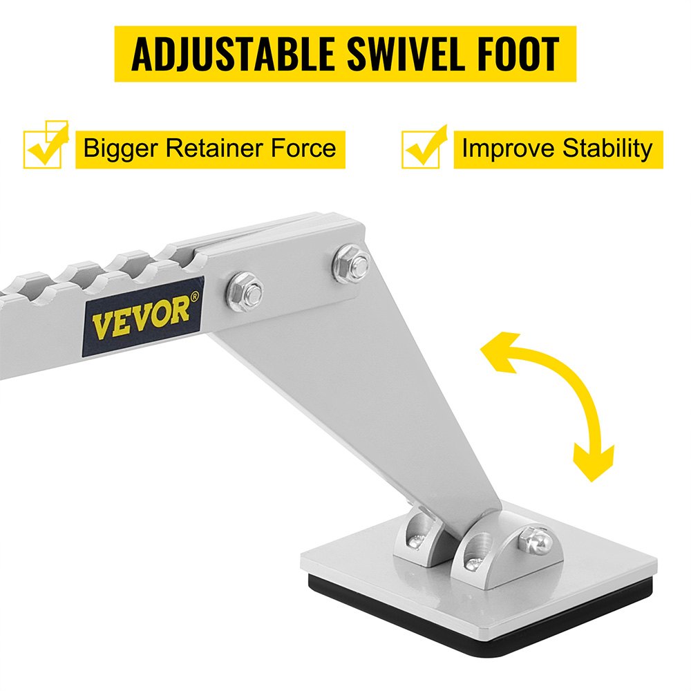 VEVOR Dent Pull Lever Bar 6 Claw Hook Dent Puller Single Leg Lifter Portable Dent Pull Bar Aluminum Alloy for Car Dent